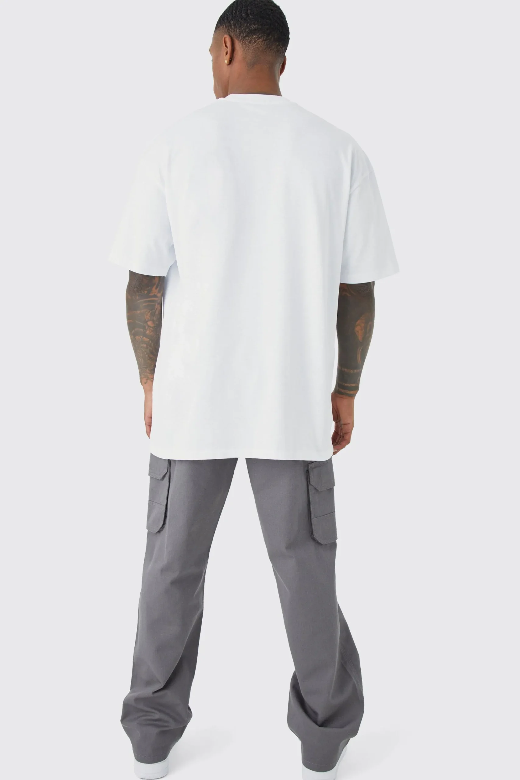 boohooMAN Fixed Ripstop Cargo Zip Trouser With Woven Tab | UK| Trousers|Cargos