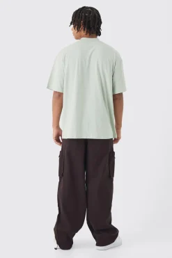 boohooMAN Fixed Waist Baggy Twill Cargo Trousers | UK| Trousers|Cargos