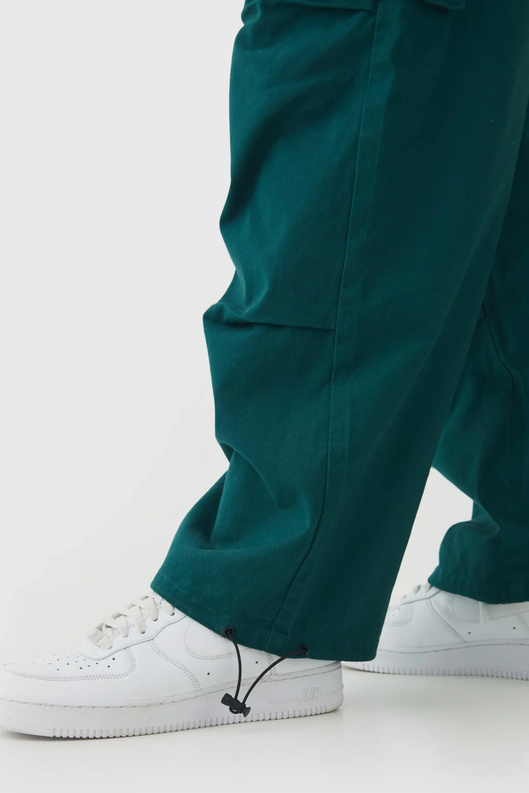 boohooMAN Fixed Waist Baggy Twill Cargo Trousers | UK| Trousers|Cargos