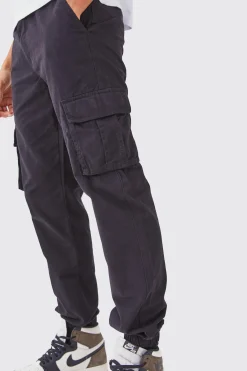 boohooMAN Fixed Waist Cargo Joggers | UK| Trousers|Cargos
