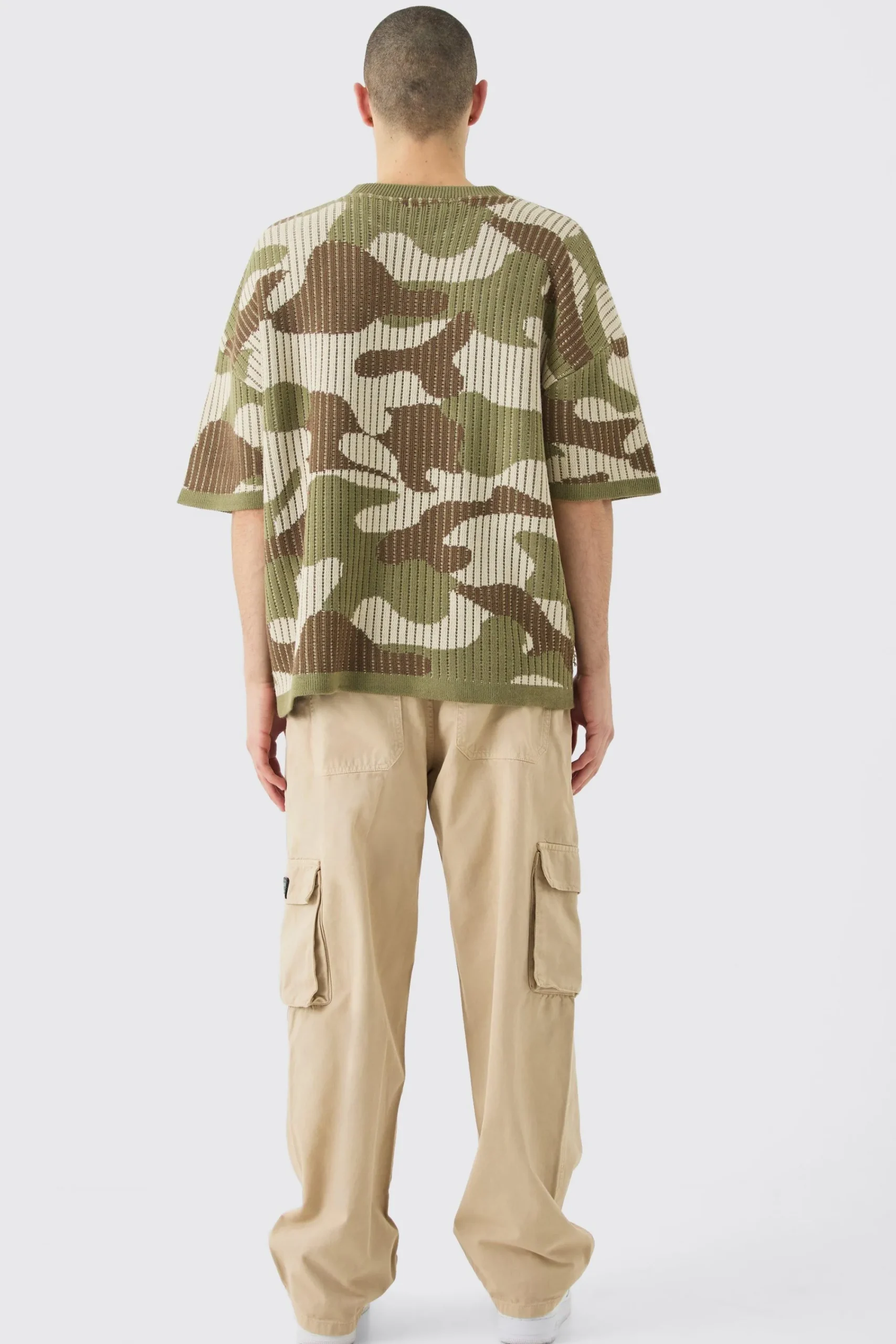 boohooMAN Fixed Waist Cargo Zip Trouser With Rubberised Tab | UK| Trousers|Cargos