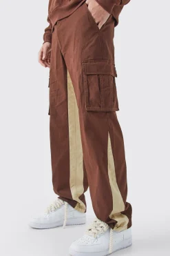boohooMAN Fixed Waist Gusset Cargo Trousers | UK| Trousers|Cargos
