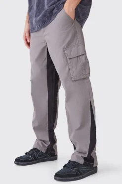boohooMAN Fixed Waist Gusset Cargo Trousers | UK| Trousers|Cargos