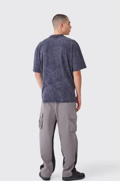 boohooMAN Fixed Waist Gusset Cargo Trousers | UK| Trousers|Cargos