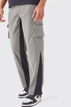 boohooMAN Fixed Waist Gusset Relaxed Trouser | UK| Trousers