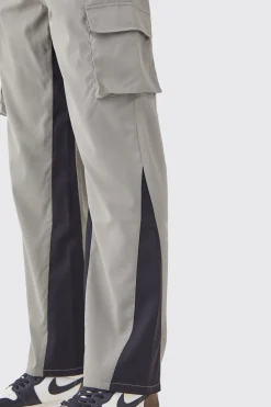 boohooMAN Fixed Waist Gusset Relaxed Trouser | UK| Trousers