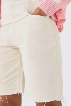 boohooMAN Fixed Waist Raw Hem Relaxed Gusset Shorts | UK| Shorts