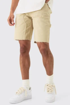boohooMAN Fixed Waist Relaxed Carpenter Shorts | UK| Shorts