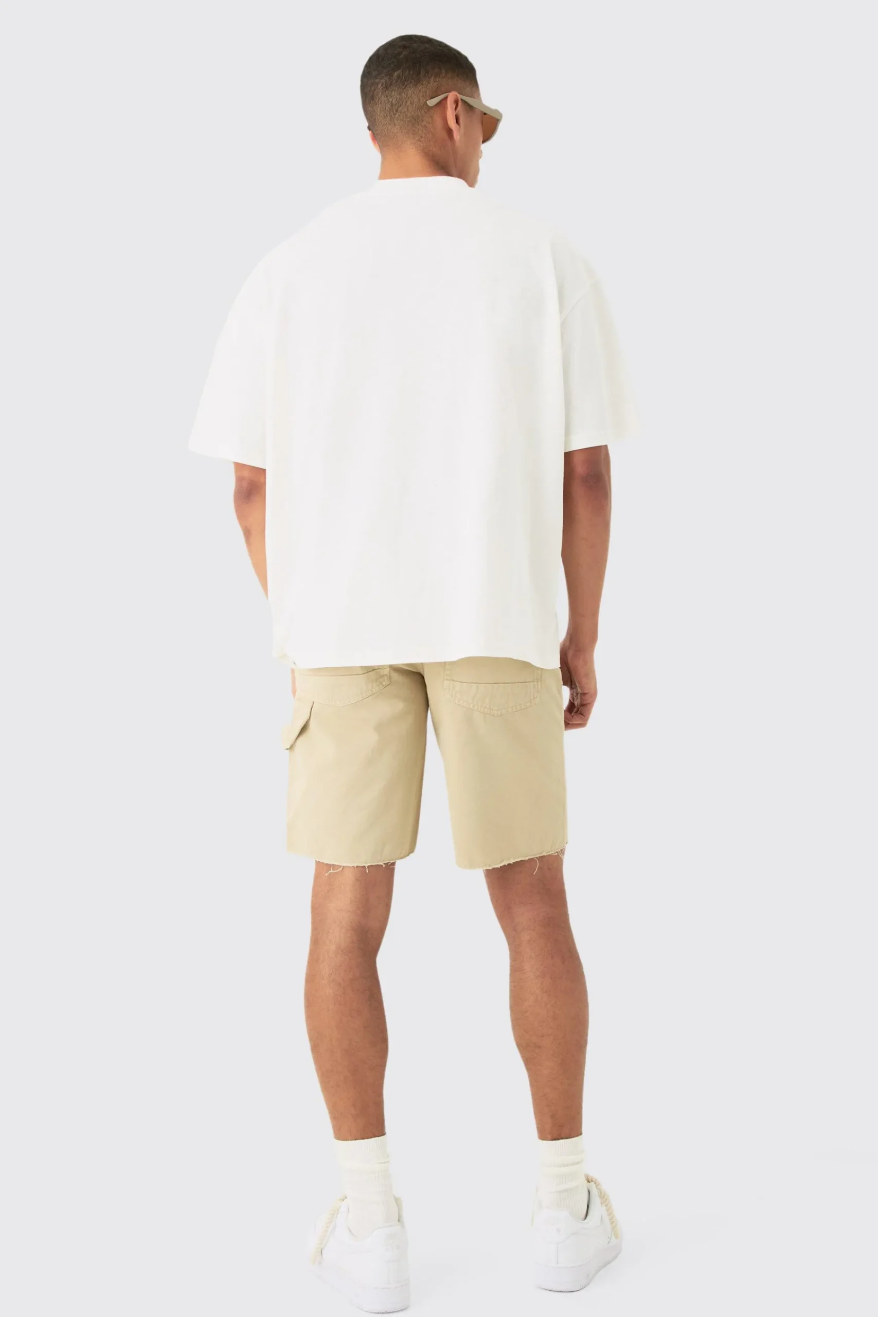 boohooMAN Fixed Waist Relaxed Carpenter Shorts | UK| Shorts