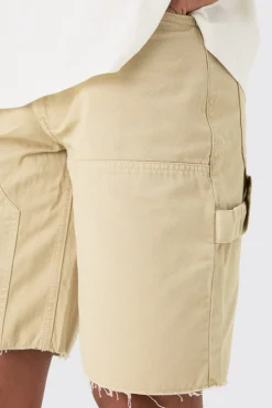 boohooMAN Fixed Waist Relaxed Carpenter Shorts | UK| Shorts