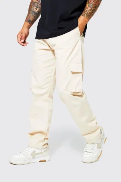 boohooMAN Fixed Waist Relaxed Fit Cargo Trouser | UK| Trousers|Cargos