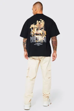 boohooMAN Fixed Waist Relaxed Fit Cargo Trouser | UK| Trousers|Cargos