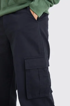 boohooMAN Fixed Waist Relaxed Fit Cargo Trouser | UK| Trousers|Cargos