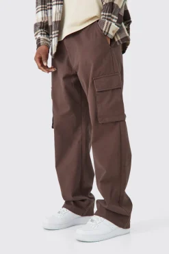 boohooMAN Fixed Waist Relaxed Fit Cargo Trouser | UK| Trousers|Cargos