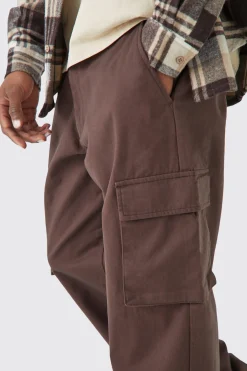 boohooMAN Fixed Waist Relaxed Fit Cargo Trouser | UK| Trousers|Cargos