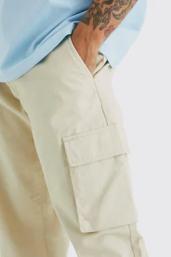 boohooMAN Fixed Waist Relaxed Fit Cargo Trouser | UK| Trousers|Cargos