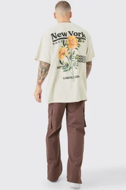 boohooMAN Fixed Waist Relaxed Fit Cargo Split Hem Trouser | UK| Trousers|Cargos