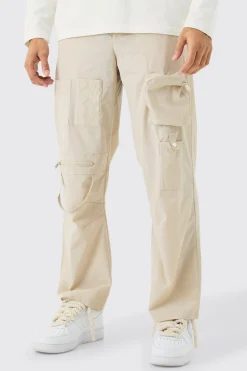 boohooMAN Fixed Waist Relaxed Multi Pocket Cargos | UK| Trousers|Cargos