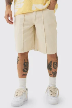 boohooMAN Fixed Waist Relaxed Pintuck Shorts | UK| Shorts