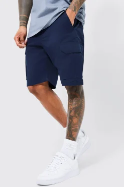 boohooMAN Fixed Waist Relaxed Ripstop Cargo Short | UK| Shorts