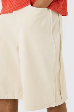 boohooMAN Fixed Waist Side Pintuck Parachute Shorts | UK| Shorts