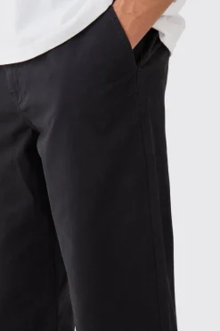 boohooMAN Fixed Waist Skate Cropped Chino Trouser | UK| Trousers