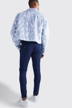 boohooMAN Fixed Waist Skinny Chino Trouser | UK| Trousers