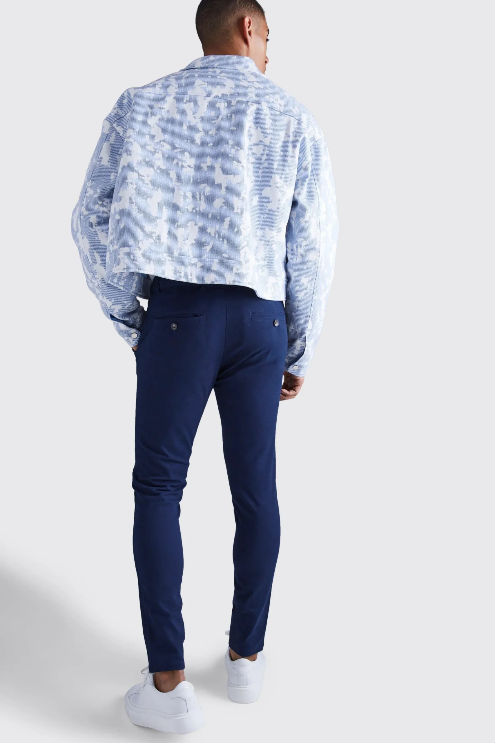 boohooMAN Fixed Waist Skinny Chino Trouser | UK| Trousers