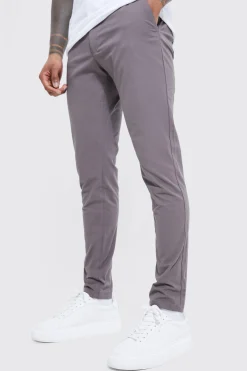 boohooMAN Fixed Waist Skinny Chino | UK| Trousers