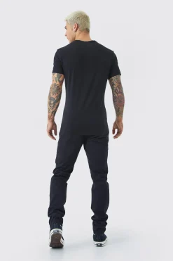 boohooMAN Fixed Waist Skinny Chino Trouser | UK| Trousers