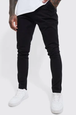 boohooMAN Fixed Waist Skinny Fit Chino Trousers | UK| Trousers