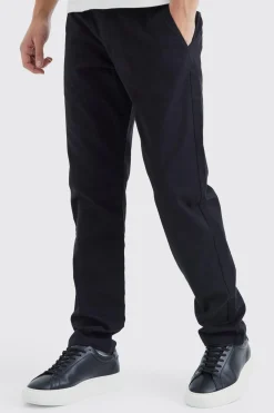 boohooMAN Fixed Waist Slim Chino Trouser | UK| Trousers