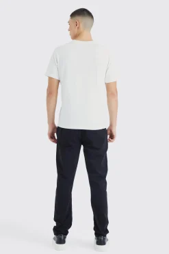 boohooMAN Fixed Waist Slim Chino Trouser | UK| Trousers