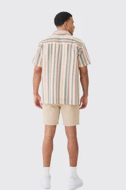 boohooMAN Fixed Waist Slim Fit Chino Shorts | UK| Shorts