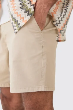 boohooMAN Fixed Waist Slim Fit Chino Shorts | UK| Shorts