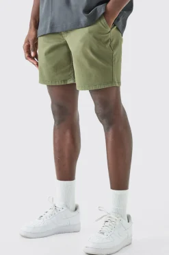 boohooMAN Fixed Waist Slim Fit Chino Shorts | UK| Shorts