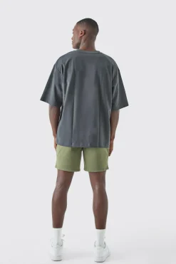 boohooMAN Fixed Waist Slim Fit Chino Shorts | UK| Shorts