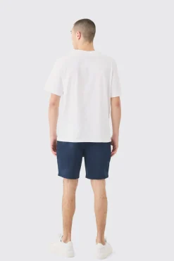 boohooMAN Fixed Waist Slim Fit Chino Shorts | UK| Shorts