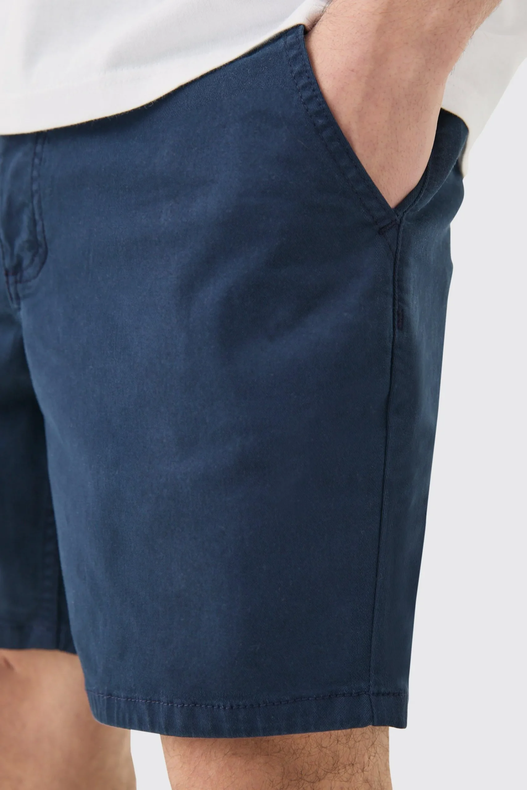 boohooMAN Fixed Waist Slim Fit Chino Shorts | UK| Shorts