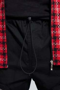 boohooMAN Fixed Waist Slim Fit Zip Detail Cargo Trousers | UK| Trousers|Cargos