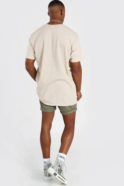 boohooMAN Fixed Waist Stretch Slim Chino Short | UK| Shorts