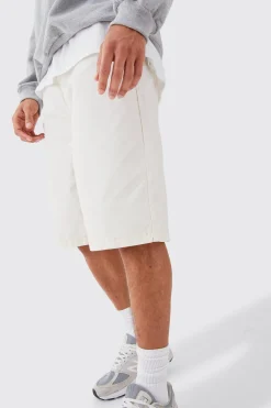 boohooMAN Fixed Waist Washed Longer Length Shorts | UK| Shorts