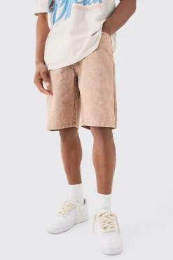 boohooMAN Fixed Waist Washed Relaxed Short | UK| Shorts