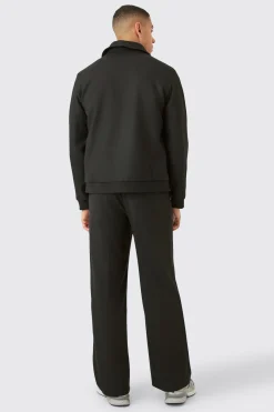 boohooMAN Fixed Waist Wide Leg Smart Trousers | UK| Suits & Tailoring|Trousers