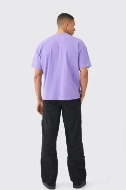 boohooMAN Fixed Waist Zip Off Split Hem Relaxed Trouser | UK| Trousers|Cargos