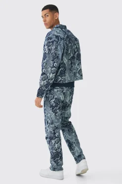 boohooMAN Floral Jacquard Set | UK| Sets & Co-Ords