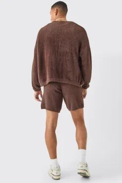 boohooMAN Fluffy Relaxed Short In | UK| Shorts