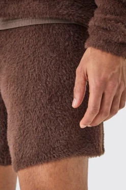 boohooMAN Fluffy Relaxed Short In | UK| Shorts