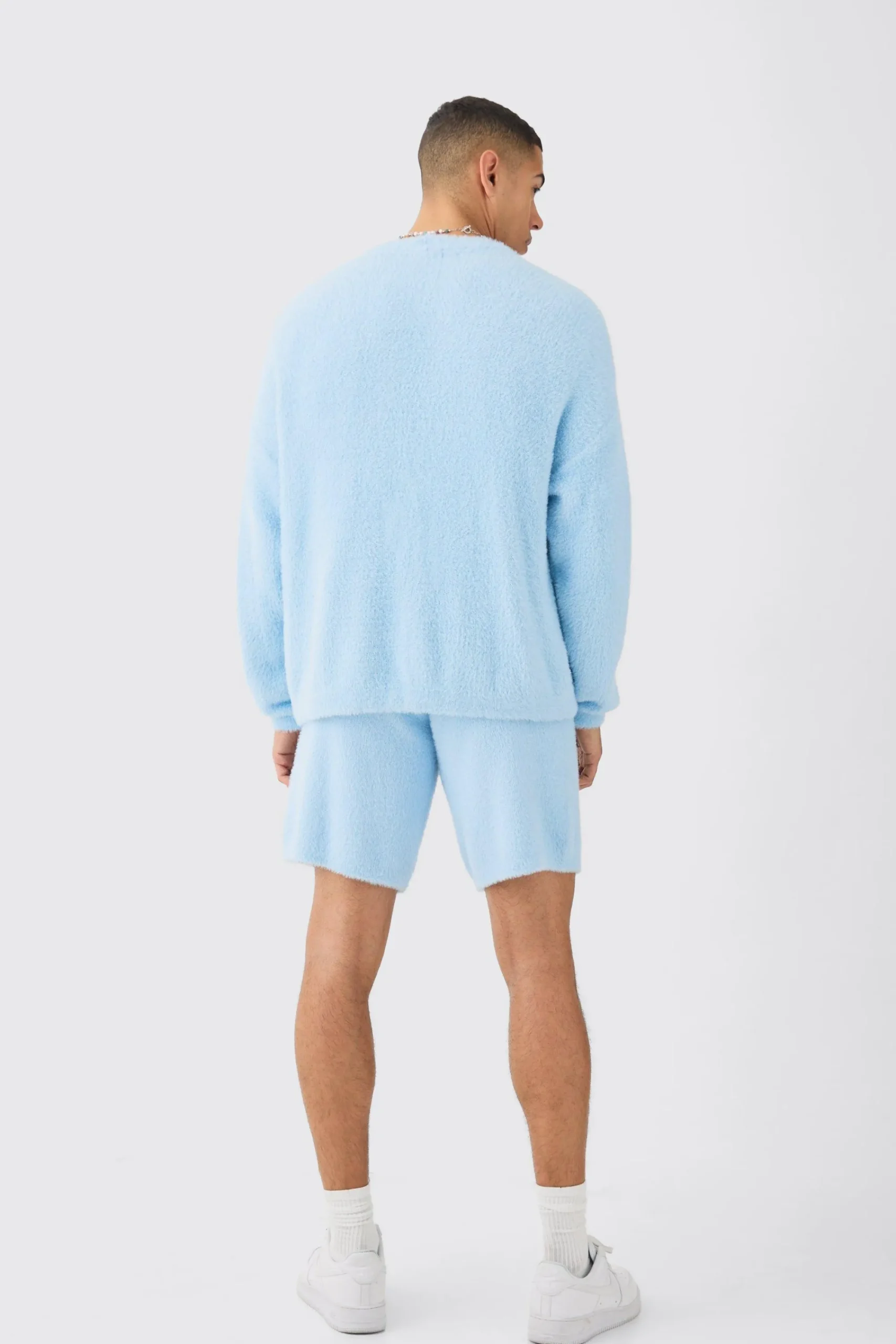 boohooMAN Fluffy Relaxed Short In | UK| Shorts