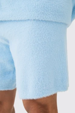 boohooMAN Fluffy Relaxed Short In | UK| Shorts